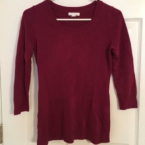 NY&C sweater - red/burgundy